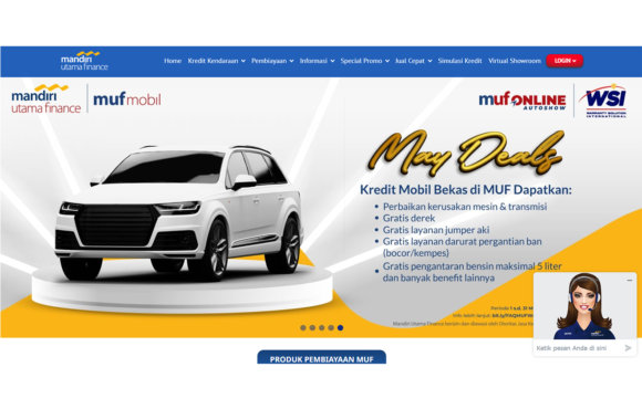 Mandiri Utama Finance Online Auto Show
